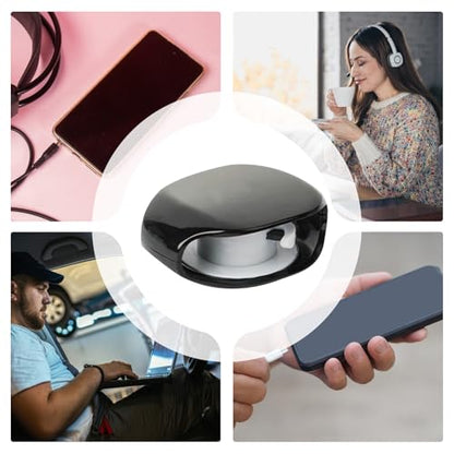 Automatic Cord Winder Cord Retractor Storage Small Winder Case | Travel Cable Management Box Horizontal for Headphone Phone Tablet Reader Chargers Home Car Travel