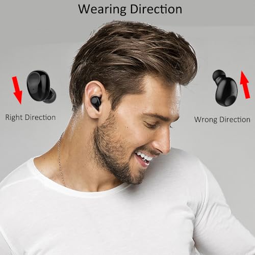 Single Bluetooth Earpiece10 Hrs Playtime for Cell Phone PC TV - color: Khaki/ nude