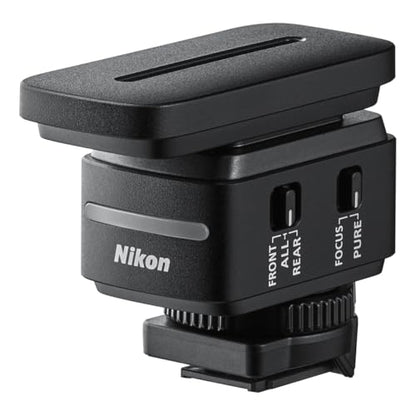 Nikon ME-D10 Shotgun Microphone for ZR Digital Accessory Shoe | Multi-Pattern Pickups and 32-bit Float Audio Recording, Professional-quality audio, Style, Two modes