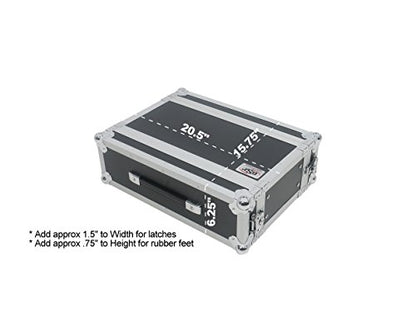OSP Cases | ATA Road Case | 3-Space Effects Rack | 10" Deep | RC3U-10 - size: 3 Space, 10"