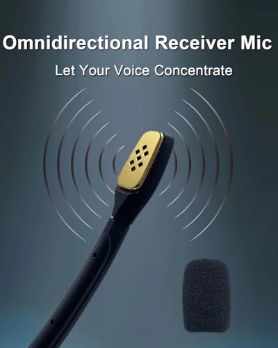 Replacement Microphone for Astro A40 / A40 TR Gaming Headset, PS5 PC Noise Cancelling Mic Boom, Black, 3.5 mm Jack