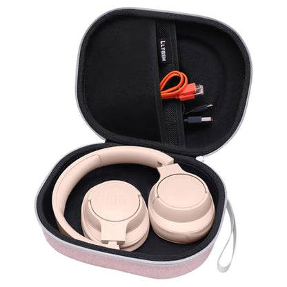 Case for JBL Tune 770NC/510BT/720BT/520BT/670NC/520C Headphones Pink | Hard Carrying Travel Case for JBL Live 770NC/670NC/680NC/780NC Headphones - color: 8.Pink ouside + Black inside