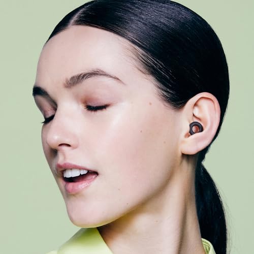 Loop Quiet 2 Ear Plugs - Ultra-Comfy Reusable Hearing Protection for Sleep | 24dB SNR noise reduction. Flexible, customizable fit. Reusable & washable. For deep focus, travel, noise sensitivity - color: Black
