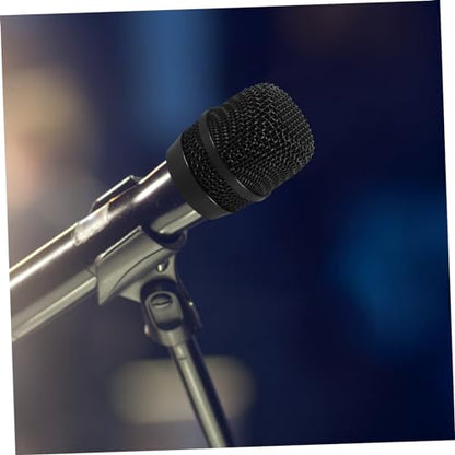 Metal Mic Head Replacement Microphone Grille Cover for Musicians Podcasters Broadcasters - size: 6.50X5.50X5.50CM