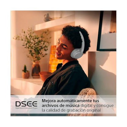 Sony WH-CH720NW Noise Canceling Wireless Bluetooth Headphones - Built-in Microphone - up to 35 Hours Battery Life and Quick Charge - Matte White - color: Matte White