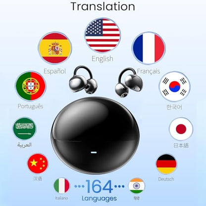 Open-Ear Clip-On Earbuds Bluetooth 6.0 Wireless Headphones Open Ear Buds