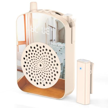 PRUNUS A10 Voice Amplifier Wireless with Lavalier Microphone - color: Beige