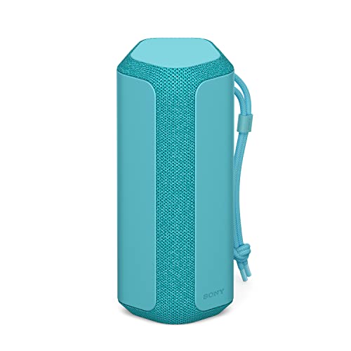 Sony SRS-XE200 X-Series Wireless Ultra Portable-Bluetooth-Speaker, IP67 Waterproof, Dustproof and Shockproof with 16 Hour Battery and Easy to Carry Strap, Blue - color: Blue