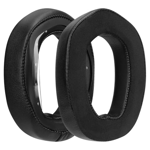 Geekria Sport Cooling-Gel Replacement Ear Pads Compatible with Logitech G435, G335 Headphones Ear Cushions, Repair Parts (Black)