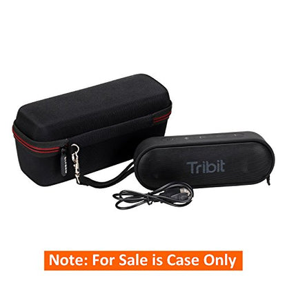 LTGEM Case for Tribit XSound Go/Plus 2 Portable Bluetooth Speaker | Hard EVA Shell, Water-Resistant, Shock Protection, Scratch-Resistant Interior, Portable Travel Storage Case Only