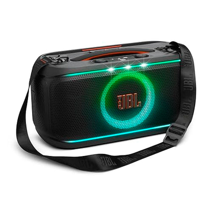 JBL PartyBox On-the-Go 2 Plus - Portable Party Speaker - Black | Instant karaoke with EasySing AI vocal removal from any song, Fine-tune your performance, Powerful JBL Pro Sound - color: Black