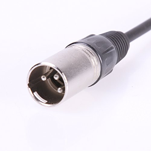 FocusFoto Professional Handheld Shotgun DV Interview Mic Microphone for Video DSLR Camera Camcorder with XLR Cable & Windshield (Pack of 2) - size: φ21 × 145mm (Pack of 2)