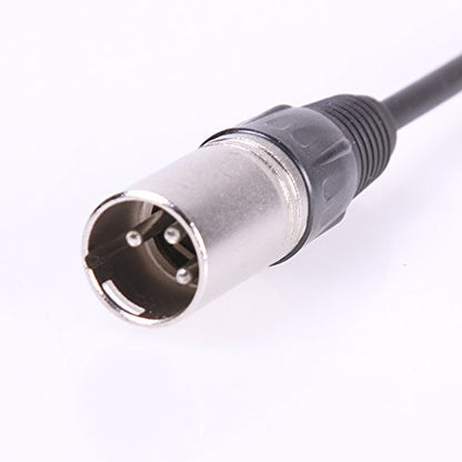 FocusFoto Professional Handheld Shotgun DV Interview Mic Microphone for Video DSLR Camera Camcorder with XLR Cable & Windshield (Pack of 2) - size: φ21 × 145mm (Pack of 2)