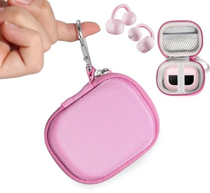 Earbuds Case for TOZO OpenEarRing True Open Ear Earbuds (Pink) - color: Pink