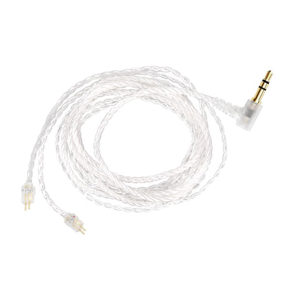 SOUNDLINK 2Pin Earphone Cable Wire for in-Ear Monitor Fits for 1964 w4r um3x es3 es5 - Silver - color: Silver