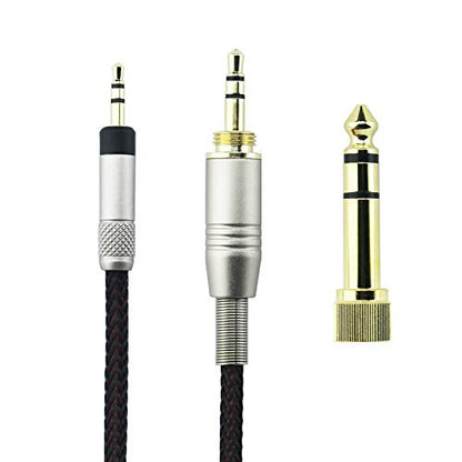 NewFantasia Replacement Audio Upgrade Cable Compatible with Bose QuietComfort 25, QuietComfort 35, QC25, QC35 II, QC35 Headphones 2meters/6feet - size: 6 feet