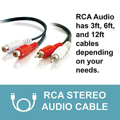 Cables To Go 3FT Value SERIESANDTRADE; RCA Stereo Audio Cable - size: 1 Count (Pack of 1)