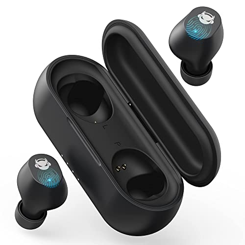 Wireless Earbuds Noise Cancellation Deep Bass Immersive Sound Headphones | Bluetooth Earphones, IPX5 Waterproof, 36-Hour Battery Life, Compatible with iPhone, Samsung, Android, PC, MINDBEAST T98 Black