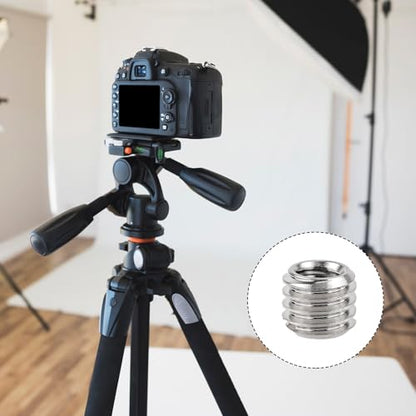 10pcs 1/4 Inch to 3/8 Inch Screw Adapter Tripod, Microphone Stand Adapter Tripod Thread Adapter Mic Stand Adapter Camera Mount Adapter Screw Converter for Camera Equipment