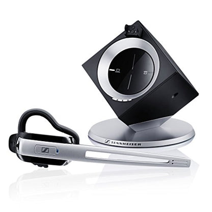 Sennheiser OfficeRunner Convertible Wireless Office Headset with Microphone - DECT 6.0 (Classic Silver) | Noise-canceling wireless headset for desk phone & computer - 3-in-1 convertible wear, DECT 6.0, 400 ft range, Zoom & Teams