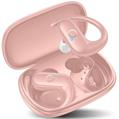 kurdene Wireless Earbuds Bluetooth Headphones with Secure Earhooks 60Hrs