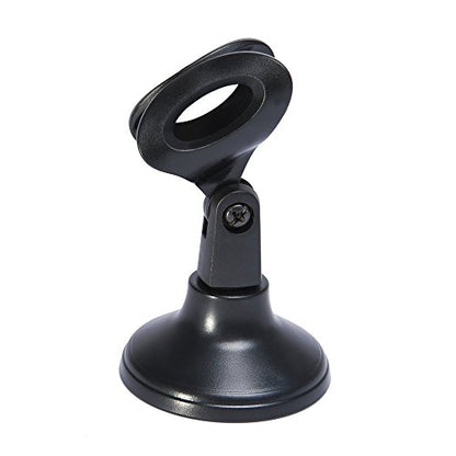 AKOAK Adjustable Portable Desktop Table Microphone Mic Stand Holder with Mic Clip for Computer Conference Studios Microphone,Podcasts, Online Chat, Lectures, and More - size: 11.7 cm (H) x 7.4 cm (W)