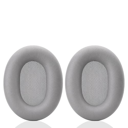 Replacement Ear Pads for Sony WH-XB900N/WH-CH710N/WH-CH720N/WH-RF400/MDR-RF895RK Headphones, Extra Thick Ear Cushions with Protein Leather＆Memory Foam - color: Gray