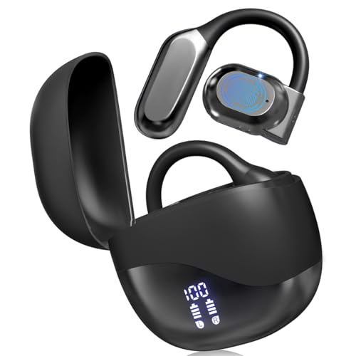 AI Translation Earbuds Real Time, 144 Language Translator Earbuds for iPhone and Android 3-in-1 Translation Headphones Translating Device for Travel Business Learning with Charging Case(Black)