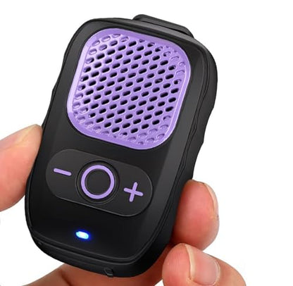 Wearable Bluetooth Speakers, Clip On Wireless Jobsite Speaker - Purple | 30H Playtime, IPX6 Water-Resistant, Portable, Built-in Mic, Hands-Free Calls, Non-Magnet - color: Purple