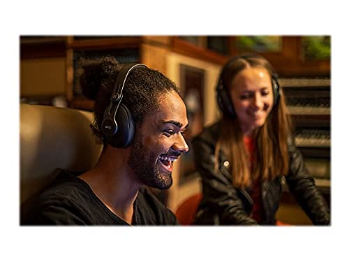 AKG Pro Audio K361BT Bluetooth Wireless or Wired, Over-Ear, Closed-Back, Light Weight, Foldable, Professional Recording Studio Headphones, Studio Monitor Mixing, Podcast, DJ Stereo Headsets, Black - style: Over Ear