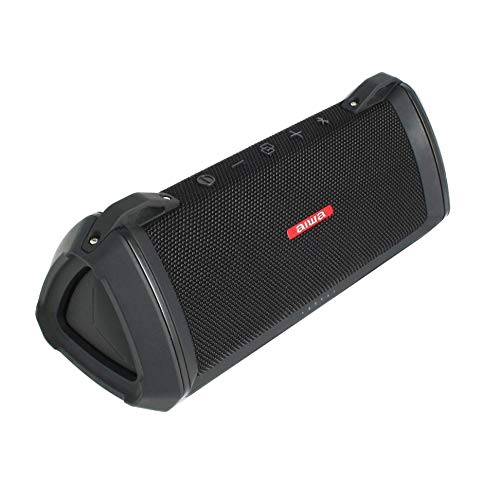 AIWA Exos-3 Waterproof Bluetooth Speaker, 60W Peak Power, 20-Hour Playtime, Stereo Sound, USB-C Charging, IPX7 Waterproof, Wireless Pairing, Perfect for Outdoor Adventures