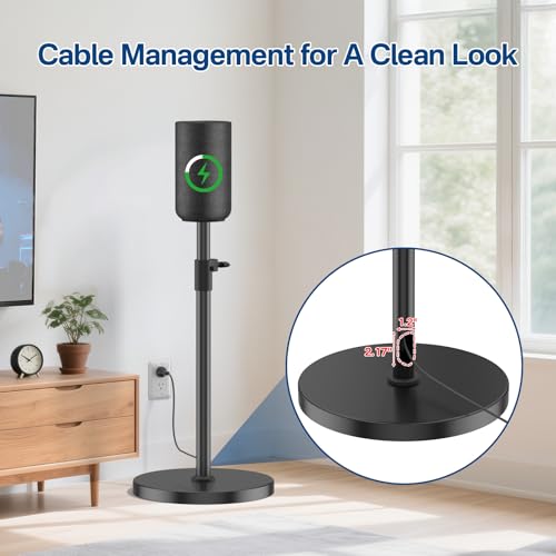 Height Adjustable Floor Speaker Stands Pair for Sony SA-RS5 Speaker Stands - Heavy-Duty Surround Sound Speaker Stand for Sony SA-RS5 Wireless Rear Speaker Stands with Cable Management (Stand Only)