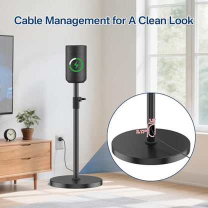Height Adjustable Floor Speaker Stands Pair for Sony SA-RS5 Speaker Stands - Heavy-Duty Surround Sound Speaker Stand for Sony SA-RS5 Wireless Rear Speaker Stands with Cable Management (Stand Only)
