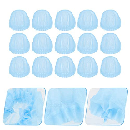 Vaguelly 200pcs Disposable Microphone Non-woven Windscreen Mic Cover for Handheld Microphones Protects Dirt for Karaoke Stage