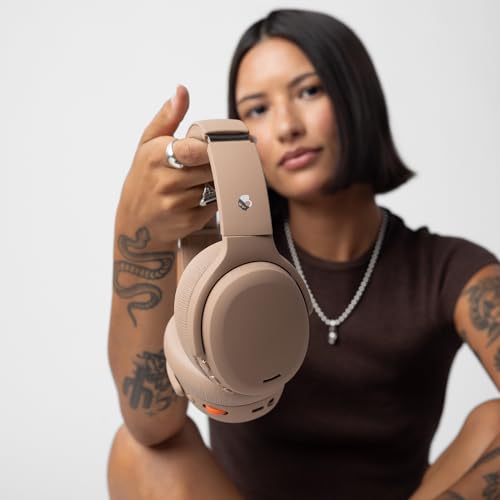 Skullcandy Crusher ANC 2 Noise Cancelling Wireless Headphones - Primer | Multi-Sensory Crusher Bass, Over-Ear Fit, Bluetooth, 60 Hours Battery, Working Out, Gym, Travel, Studying, Music, Gaming - color: Primer