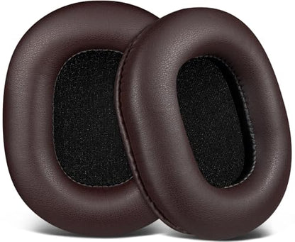 SOULWIT Earpads Replacement for Audio Technica ATH M50X M50XBT M50RD M40X M30X M20X MSR7 SX1 Monitor Headphones, Ear Pads Cushions with Softer Protein Leather, High-Density Foam - Dark Coffee - color: Dark Coffee