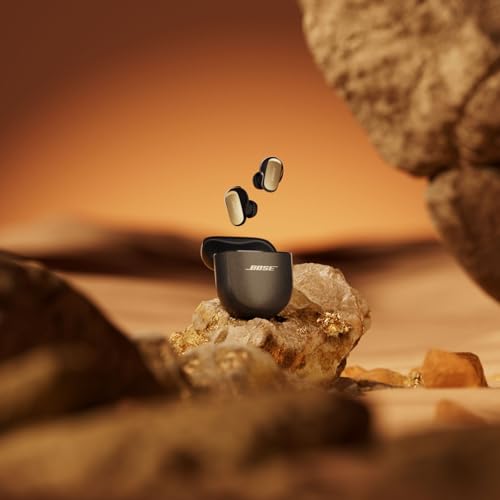 Bose QuietComfort Ultra Earbuds (2nd Gen) - Wireless Noise Cancelling Earbuds with Mic, Immersive Audio, USB-C Charging, Up to 6 Hours Battery, IPX4 Rating, Desert Gold - Limited Edition Color - color: Desert Gold