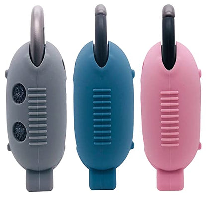 JCHPINE Silicone Cover and Carrying Case for JBL Clip 4 Bluetooth Speaker - color: Grey