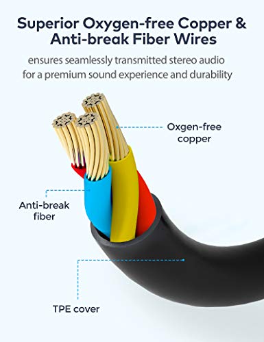 Mr Rex 3.5mm to 2.5mm Aux Cable Cord [2-Pack, 5ft+6.5ft], Replacement Audio Cable Cord Wire Compatible for Bose 700 QuietComfort QC45 QC35II QC35 QC25 Noise Cancelling Headphone, JBL E45BT Earphone. - size: 2-Pack, 5FT+6.5FT