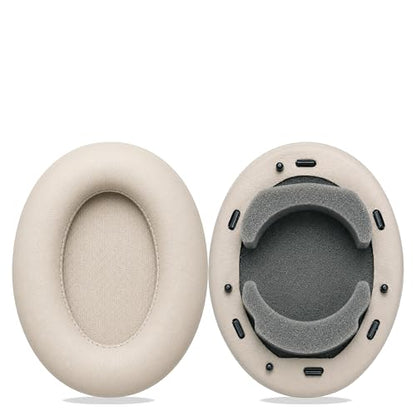 Replacement Ear Pads for Sony WH-1000XM3 Headphones, Ear Cushions for WH1000XM3, Extra Thick Earpads, Headphone Pads with Protein Leather＆Memory Foam, Replacement Cushions - color: Gold