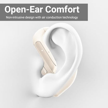 Earbuds Wireless Bluetooth Ear Buds in Ear Headphones with Ear Hooks Stereo Deep Bass, Lightweight inear Earphones with Mic for iPhone Android Phone, IPX5 Waterproof Headsets for Workouts - color: Skin