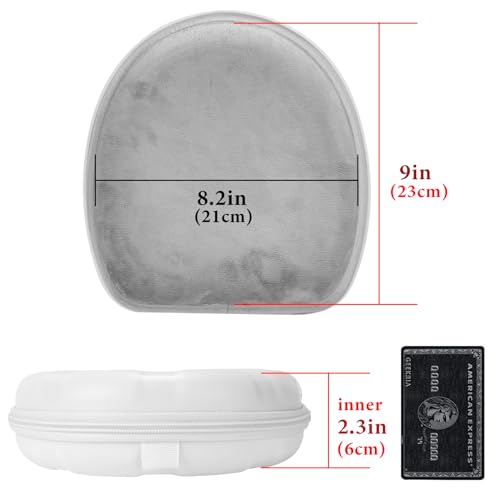 Geekria PRO Rugged Headphones Case Compatible with B&O Beoplay H95, H9 3rd Gen, H9i, H8, H7, Hard Shell, Durable, Multi-Layer Protection Travel Carrying Bag (Seashell, White) - color: White