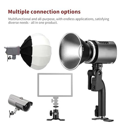 T-Shape Camera Wall Mount with 1/4" Screw and 5/8" Stud | Adjustable metal bracket for wall or ceiling use with cameras, monitors, speakers, CCTV, lights and VR base stations. - style: T Shape Wall Mount