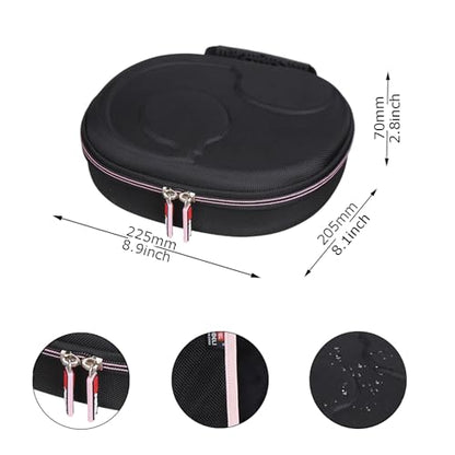 FBLFOBELI Hard Headphone Storage Case for Silensys E7 / PurelySound E7 / MOVSSOU E7 / COWIN E7 / Tapela E7 / Audonia E7 Active Noise Cancelling Bluetooth Headphones (Case Only) (Pink) - color: Pink