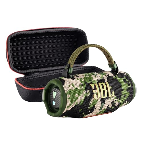 JBL Charge 6 Portable Bluetooth Speaker (Squad) | IP68 Waterproof, DustProof, and DropProof, Outdoor Wireless Audio |28Hrs Playtime + Travel Case Bundle - color: Squad