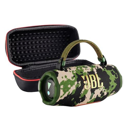 JBL Charge 6 Portable Bluetooth Speaker (Squad) | IP68 Waterproof, DustProof, and DropProof, Outdoor Wireless Audio |28Hrs Playtime + Travel Case Bundle - color: Squad