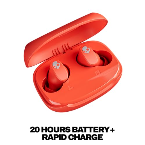 Skullcandy Smokin’ Buds 360 Wireless Noise Isolating Earbuds - Plasma | In-Ear Fit, Bluetooth, 20 Hours Battery, IPX4 Sweat and Water Resistant, Microphone for iPhone Android, Commuting, Studying - color: Plasma