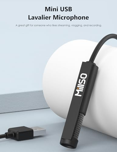 MillSO USB PC Microphone External Lavalier Mini USB Microphone for Computer - color: Handheld