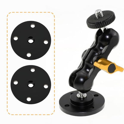 Create idea 2PCS 40x8mm 1/4-20Inch Thread Aluminum Alloy Microphone Stand Mount Adapter