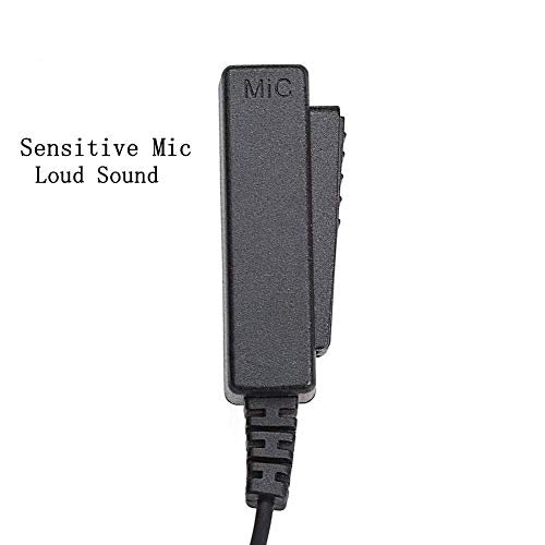 Earpiece for Midland Walkie Talkies with Mic Security Headsets for GXT1000VP4 LXT500VP3 GXT1050VP4 GXT1000XB (2Packs)